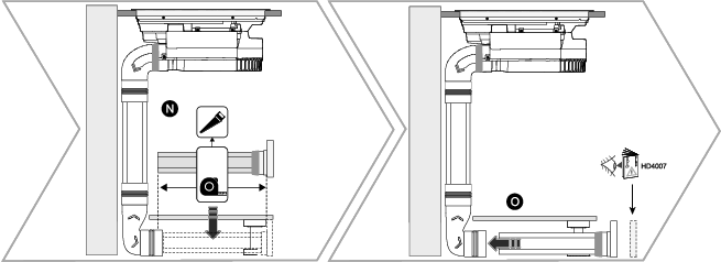 HiH mid inbouwen HD4007-step 2c Gor